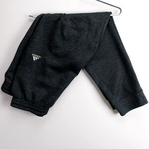 Adidas Mens Jogger Sweatpants Large Gray Tapered Athletic Gym Climawarm